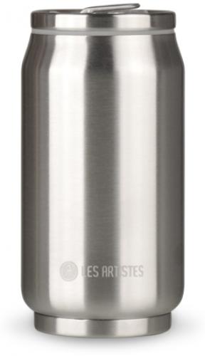Pull Can it Trinkflasche - Motiv: Timeless Stainless Steel - Gre: 280 ml