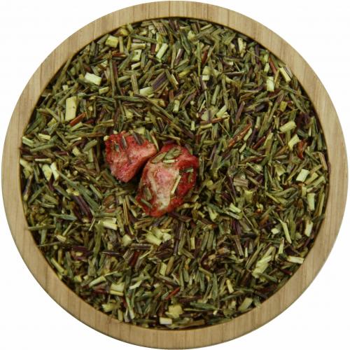 Gr�ner Rooibos Erdbeer-Sahne - Menge: 1250 g OG - Variante: mit Teedose