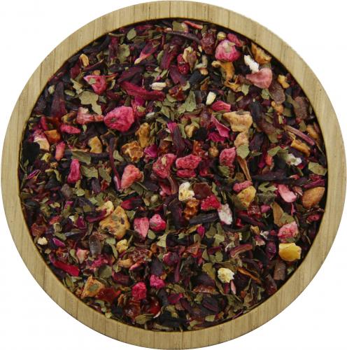 Erdbeer-Himbeer - Menge: 100 g - Variante: mit Teedose