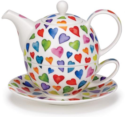 Tea for One Set Warm Hearts