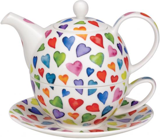 Tea for One Set Warm Hearts