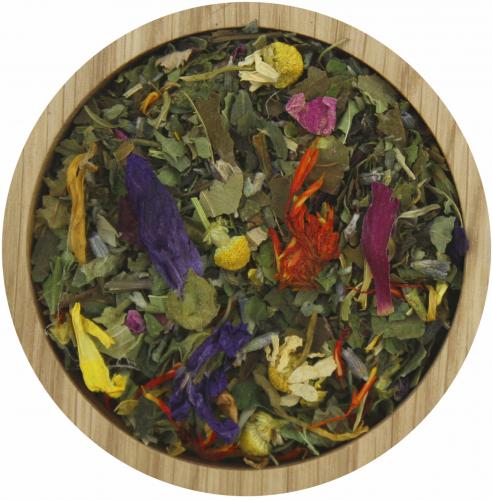 Basentee Wohlf�hlblumen - Menge: 250 g - Variante: mit Teedose XL