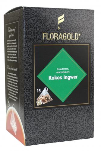 Pyramidenbeutel Kokos Ingwer