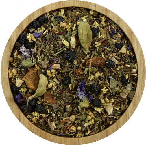 Ayurvedisch Holunderbl�te Ingwer - Menge: 100 g - Variante: mit Teedose