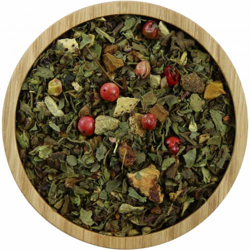 Ayurvedisch Tulsi Orange Ingwer - Menge: 500 g - Variante: ohne Teedose