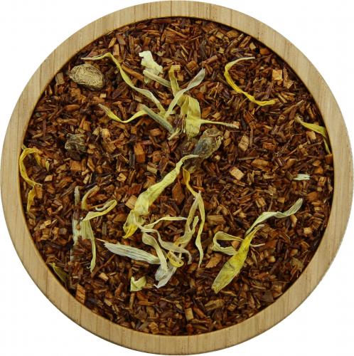 Rooibos Sanddorn-Sahne - Menge: 500 g - Variante: mit Teedose