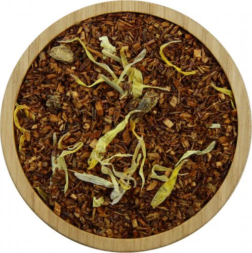 Rooibos Sanddorn-Sahne - Menge: 100 g - Variante: ohne Teedose