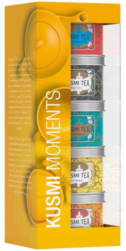 Kusmi Moments Geschenkset - 5 Metalldosen