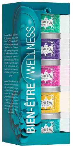 Wellness Teas Geschenkset - 5 Metalldosen