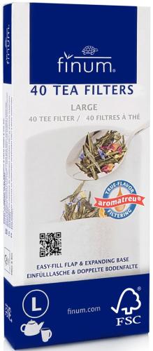 40 Tea Filters Teefilter - Gre L