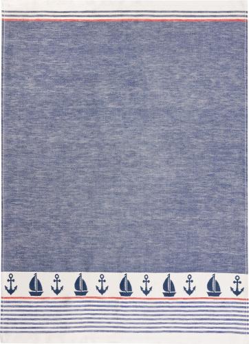 Nordseestrand Jacquard-Geschirrtuch marineblau