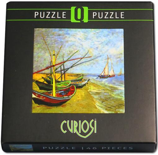 Puzzle Q Art 3 -  Boote von Saintes-Maries von Vincent van Gogh