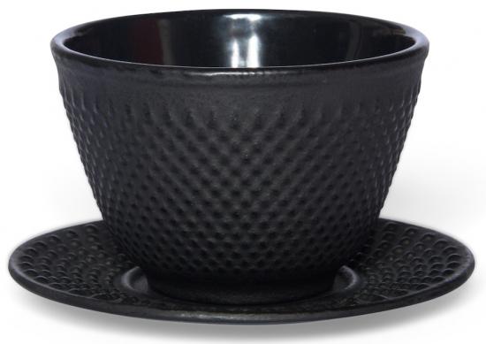 Arare Teeschale Set - Farbe: schwarz