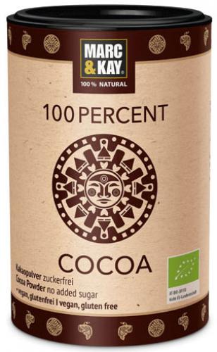 Trinkschokolade 100 Percent Cocoa zuckerfrei BIO Dose