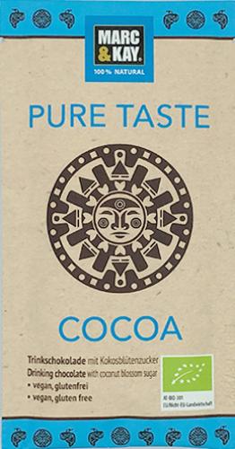 Trinkschokolade Pure Taste Cacao BIO Tüte