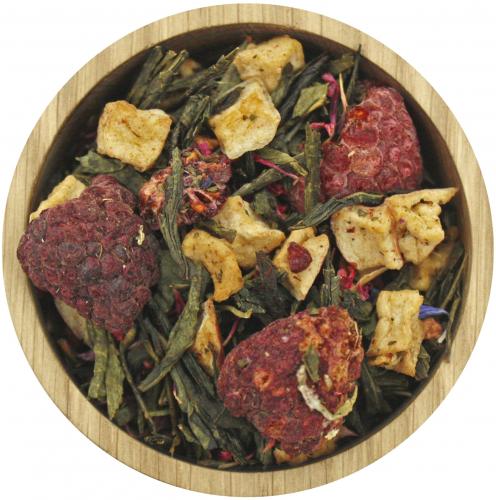 Himbeert�rtchen Gr�ntee - Menge: 250 g - Variante: ohne Teedose