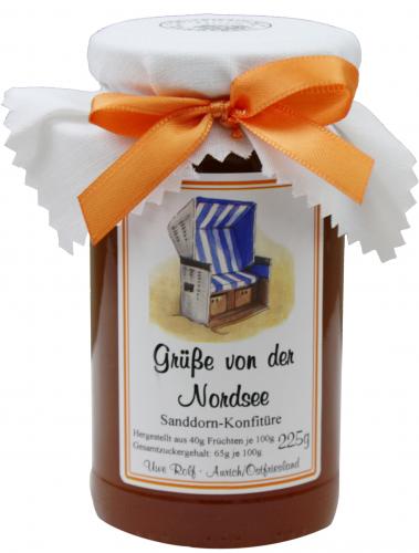 Sanddorn-Konfitre Gru 225 g - Titel: Gre von der Nordsee