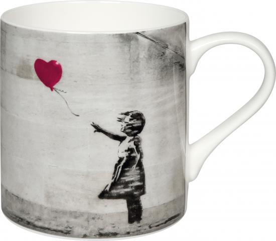 Girl with Balloon by Banksy Becher