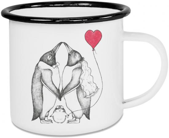 Pinguinliebe Becher