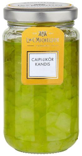 Caipirinhakandis mit Zitronenscheibe