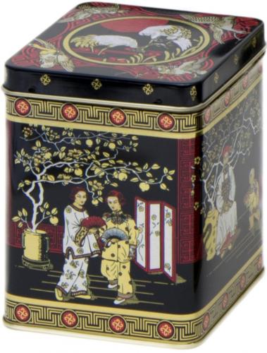Black Jap viereckige Teedose - Gre: 200 g