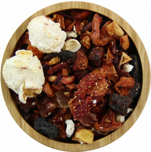 Erdbeer Popcorn - Menge: 1000 g OG - Variante: ohne Teedose