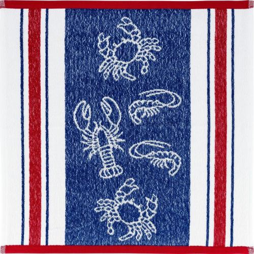 Seafood Geschirrtuch - Farbe: blau