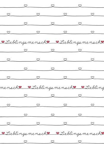 Lieblingsmensch Geschirrtuch