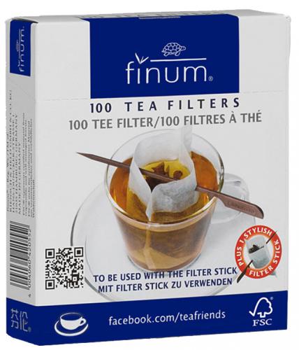 100 Tea Filters Tassenfilter und 1 Stick Halter