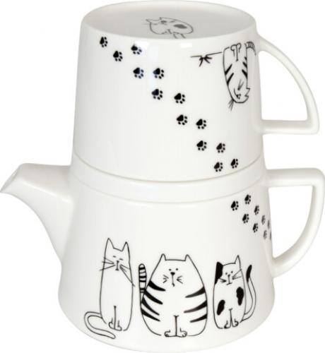 Funny Cats Tea for One