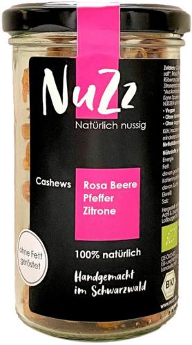 Rosa Beere, Schwarzer Pfeffer und Zitrone Cashews BIO