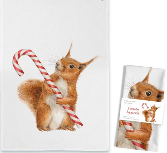 Candy Squirrel Geschirrtuch