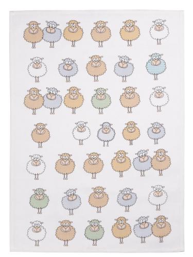 Wollschaf Geschirrtuch