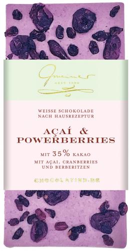 Acai und Powerberries Schokolade