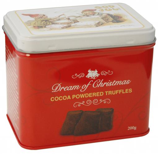 Cocoa Powdered Truffles - Christmas Edition