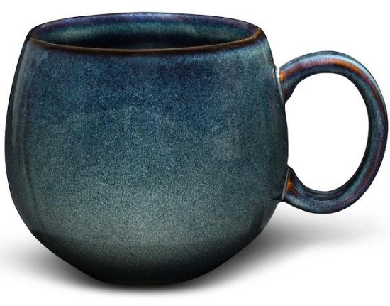 Bauchiger Becher - Farbe: blau