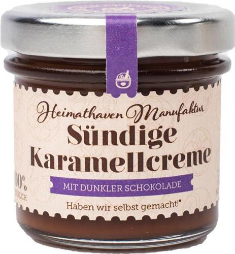 Sndige Karamellcreme mit dunkler Schokolade Mini 65 g