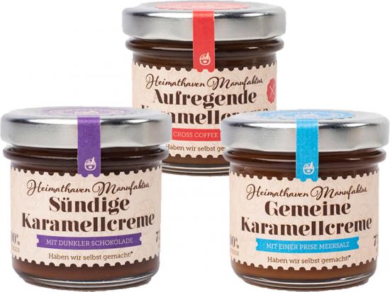 3er-Set Karamellcreme Minis