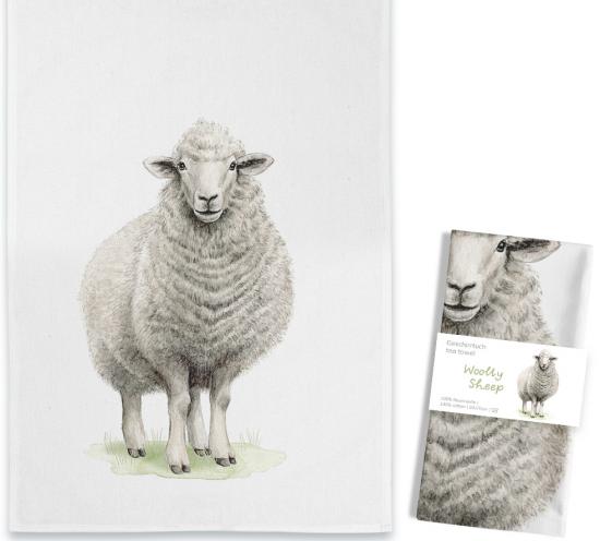 Woolly Sheep Geschirrtuch