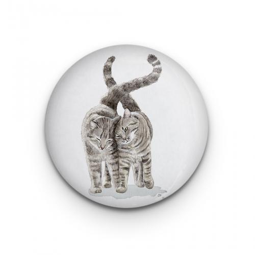 Cuddling Cats Magnet