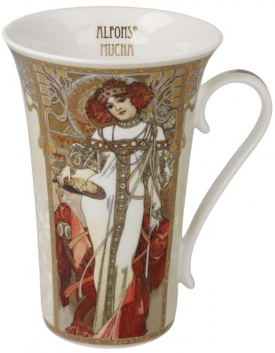 Alphonse Mucha - Herbst-Winter Becher