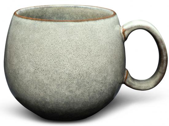 Bauchiger Becher - Farbe: grau-anthrazit