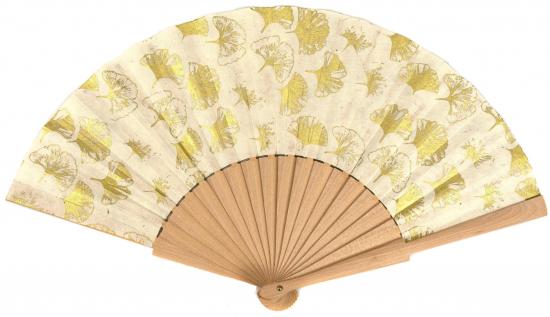 Ginkgo Fächer hell