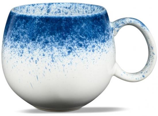 Becher mit Farbverlauf - Farbe: blau-wei