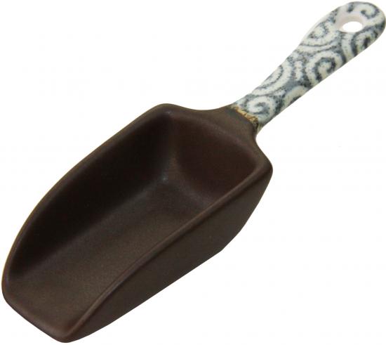 Aizome Teeschaufel - Variante: Wellen-Muster