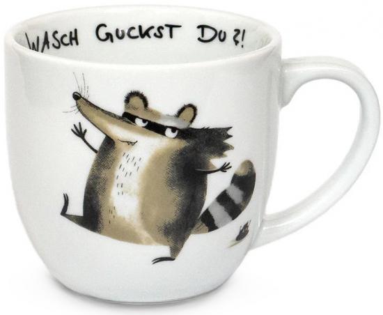 Wasch guckst du Becher
