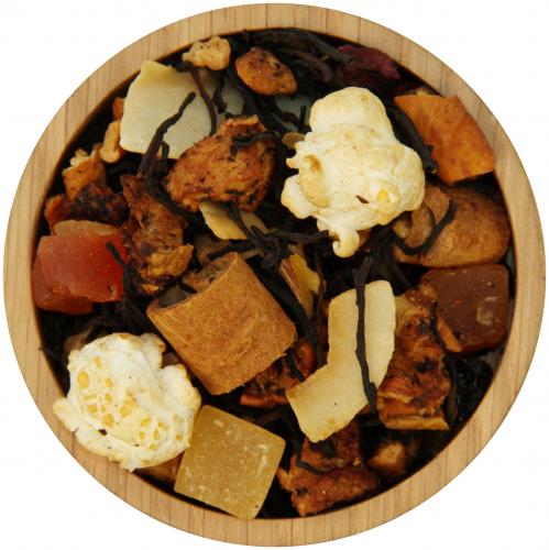 Schwarztee Nussknacker - Menge: 500 g - Variante: ohne Teedose