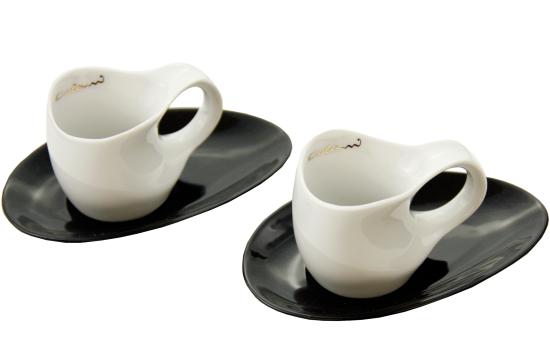 Colani black & white Espressotassen-Set 010