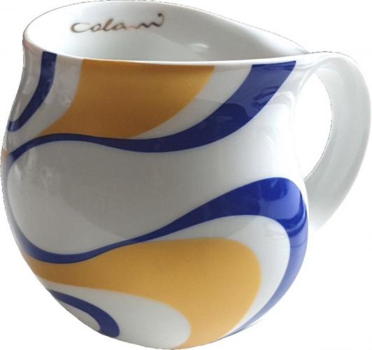 Colani Gold & color Becher - Wave blue