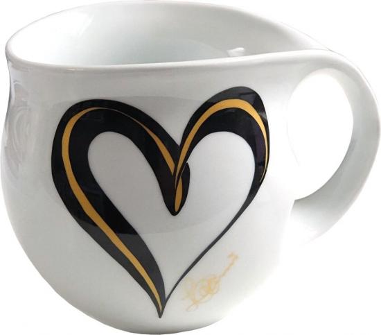 Milano XXL-Becher -  Heart gold-black
